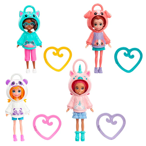 POLLY POCKET HOODIE AMIGOS MATTEL HKV98
