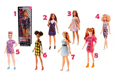 BARBIE FASHIONISTAS MATTEL FBR37