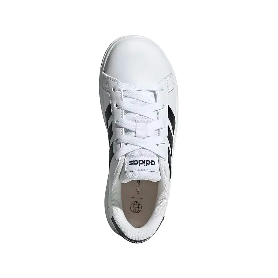 Zapatilla Urbana Adidas Unisex Grand Court Blanco 5