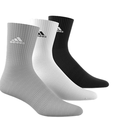 PACK 3 Calcetines Adidas a Media Pantorrilla Acolchados IC1311