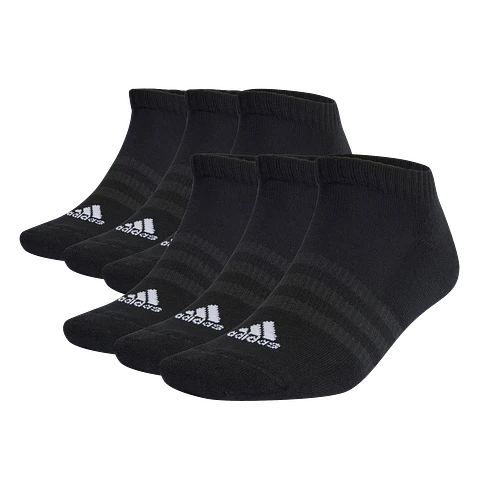 Pack 6 Calcetines Negros Acolchados Al Tobillo Ic1275