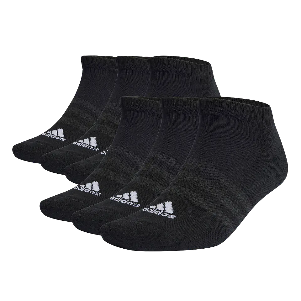 Pack 6 Calcetines Negros Acolchados Al Tobillo Ic1275 1