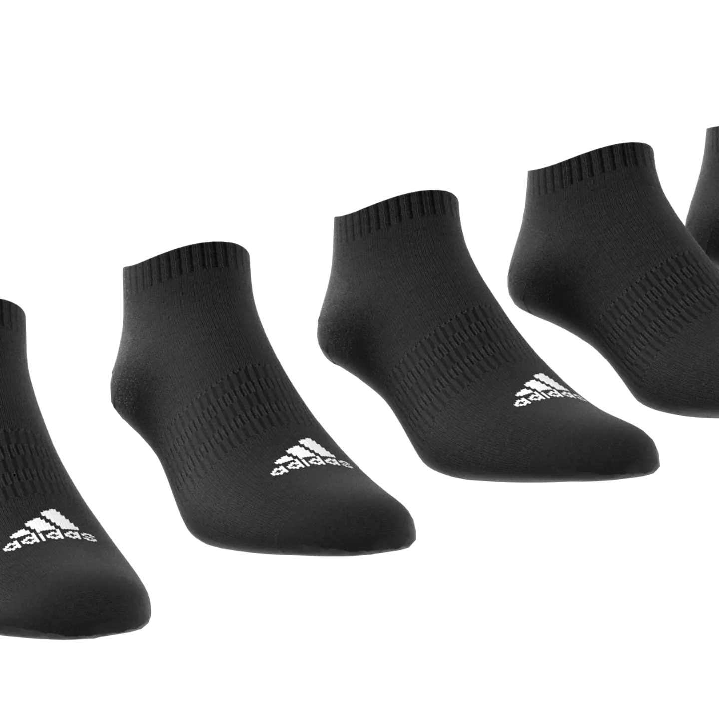 Pack 6 Calcetines Negros Acolchados Al Tobillo Ic1275 2
