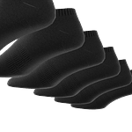 PACK 6 Calcetines NEGROS Acolchados al Tobillo IC1275