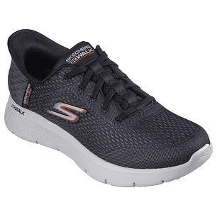 ZAPATILLA NEGRA SLIP INS HOMBRE GO WALK FLEX