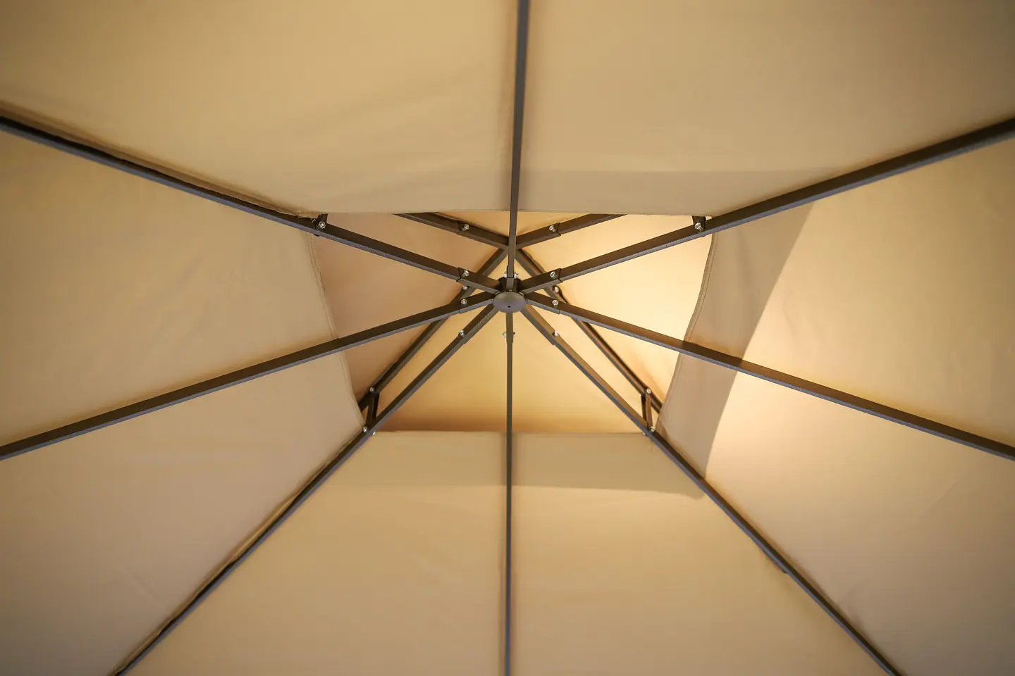 Gazebo 3X3 W/O Ext(Pc007-Fc003) Khaki M&H Yf-3239 7