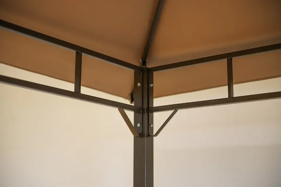 Gazebo 3X3 W/O Ext(Pc007-Fc003) Khaki M&H Yf-3239 8
