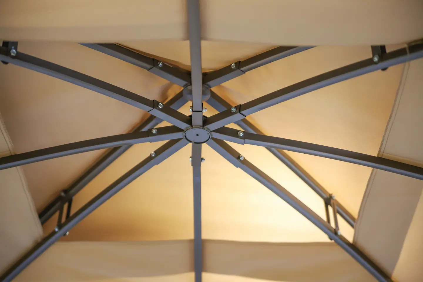 GAZEBO 3X3 (PC003-FC003) KHAKI M&H YF-3452 5
