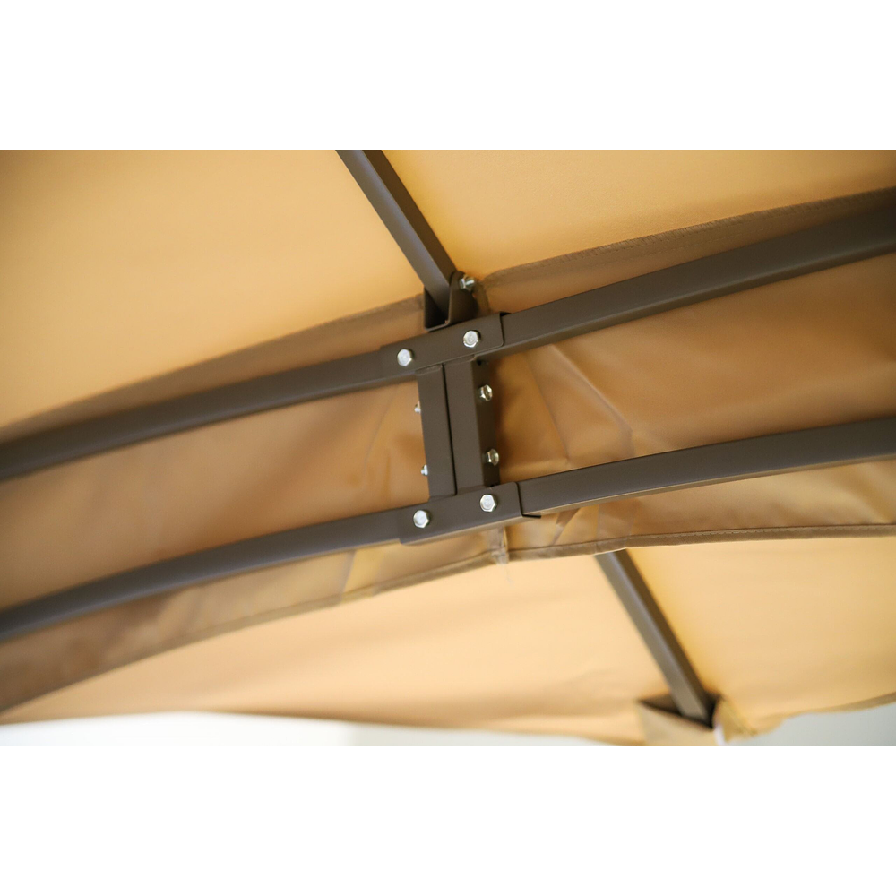 GAZEBO 3X3 (PC003-FC003) KHAKI M&H YF-3592