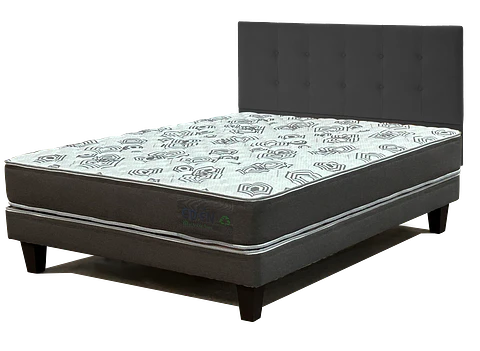 CAMA 2P EDEN C NUCL AGLOM+RESP RECTO TAPIZADO MANTAHUE MAQ3VAS428893
