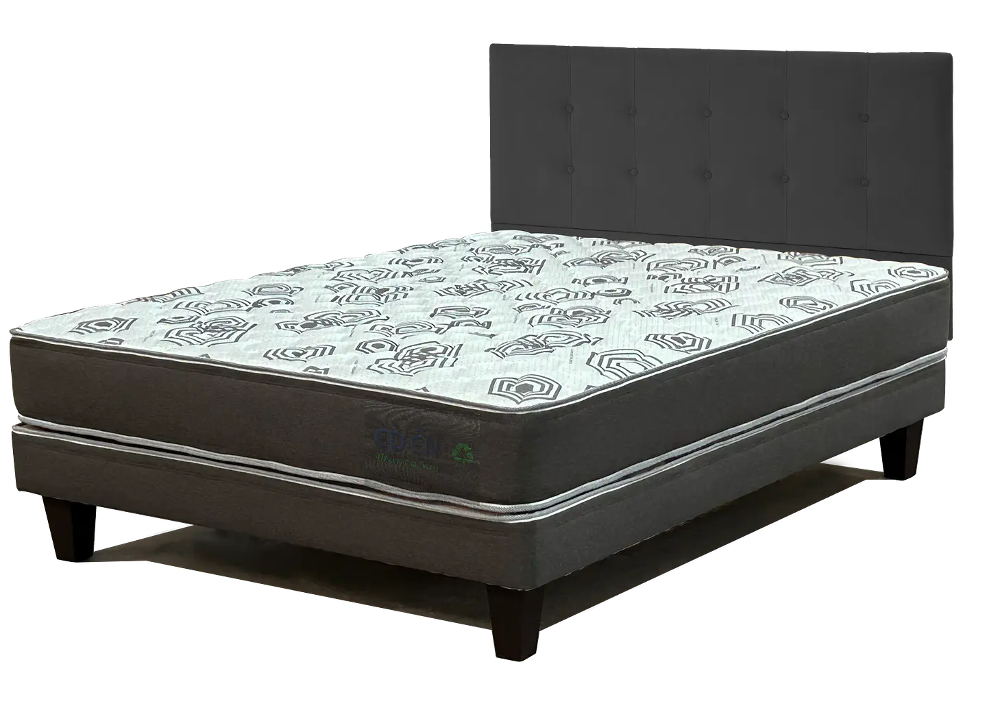 Cama 2P Eden C Nucl Aglom+Resp Recto Tapizado Mantahue Maq3Vas428893 1