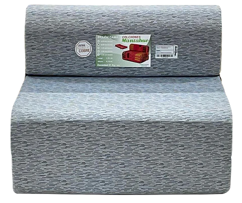 SILLON CAMA 090.ALTO,18 CM DENS 18 EN BROCATO MANTAHUE 1200000002185