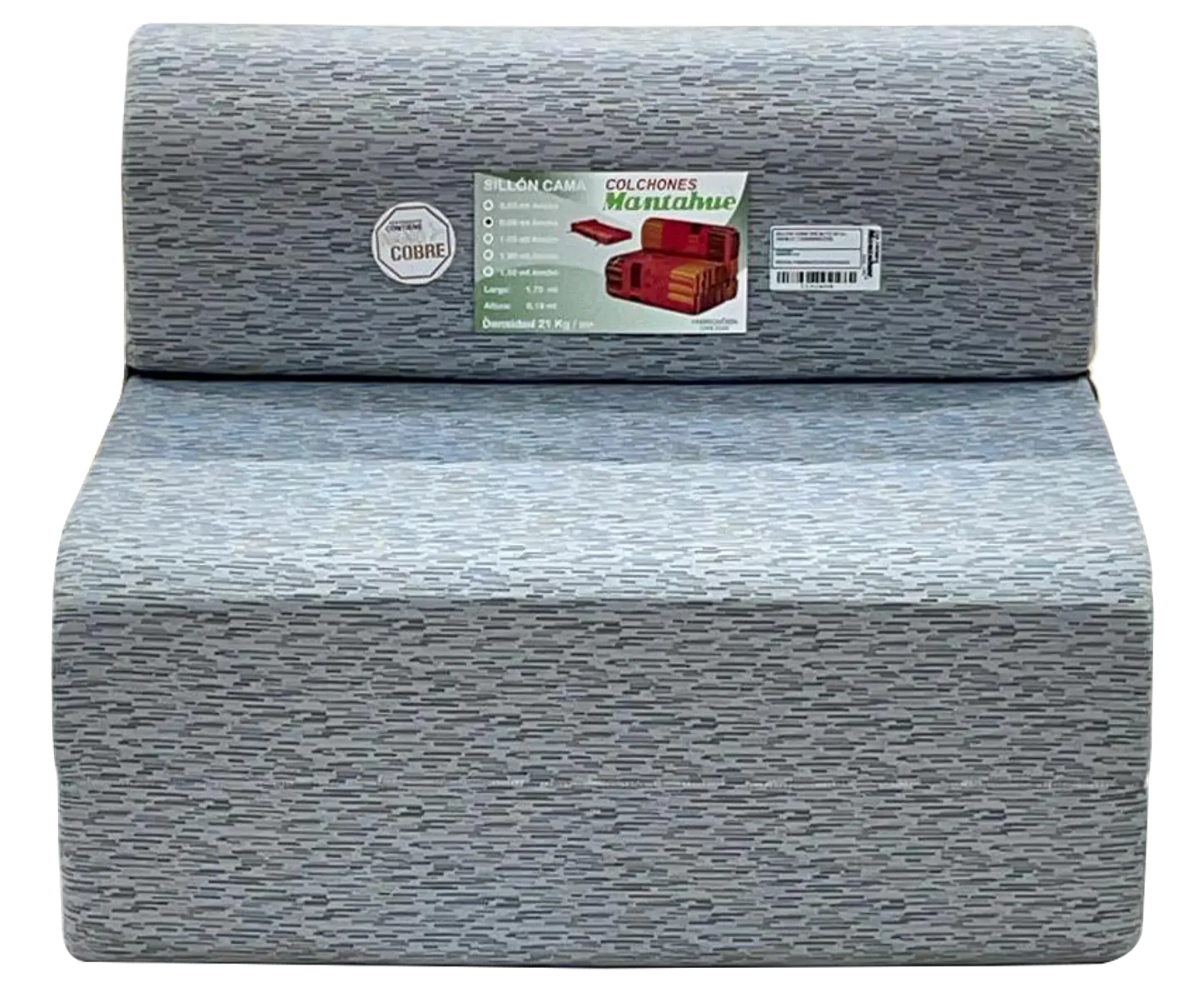 Sillon Cama 090.Alto,18 Cm Dens 18 En Brocato Mantahue 1200000002185 1