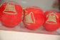 3 Esferas Navideñas.Campana Deco Rojo/Dorado M&H Ycr113798 - Miniatura 2