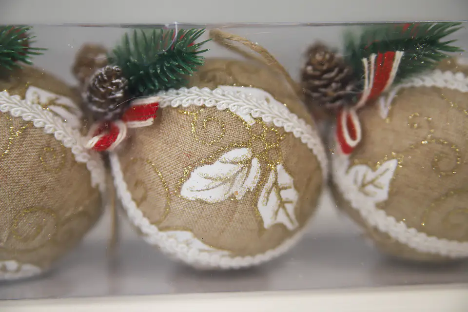 Adorno Navideño.Esfera 3Pcs. M&H Yot1221246 2