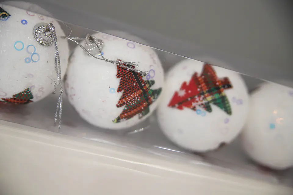 ADORNO NAVIDEÑO.ESFERA 4PCS. M&H YOT1221354 2