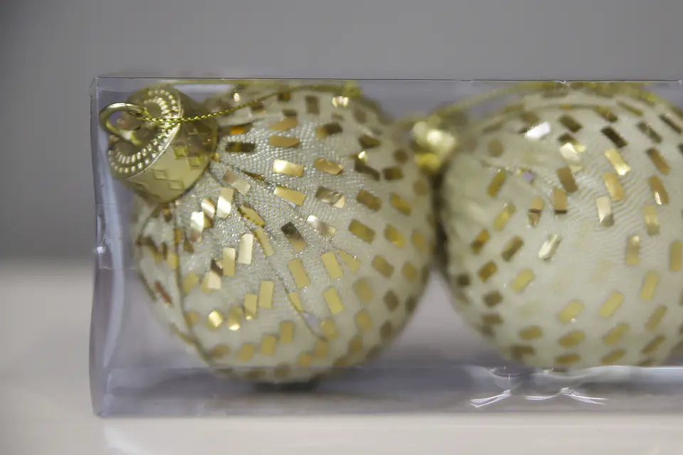 ADORNO NAVIDEÑO.ESFERA 3PCS. M&H YOT1221325 2