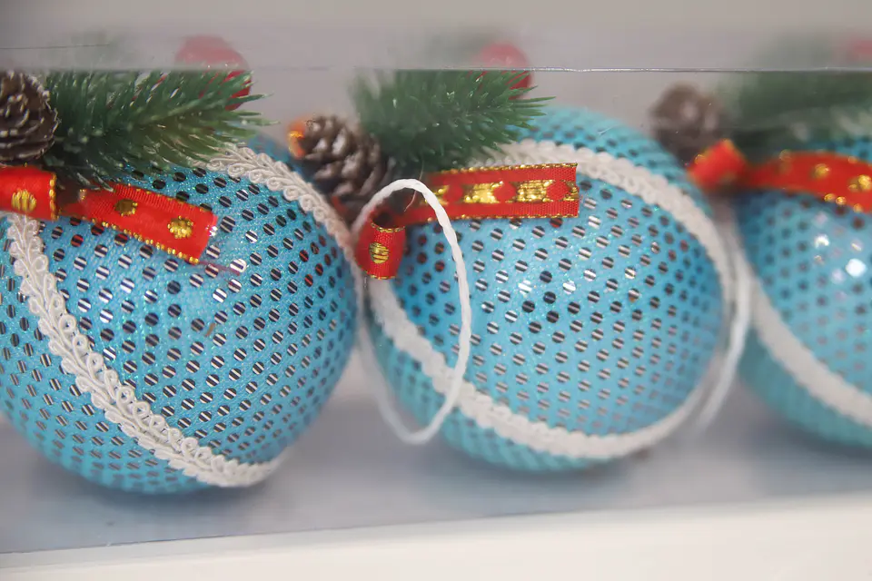 Adorno Navideño.Esfera 3Pcs. M&H Yot1221255 2