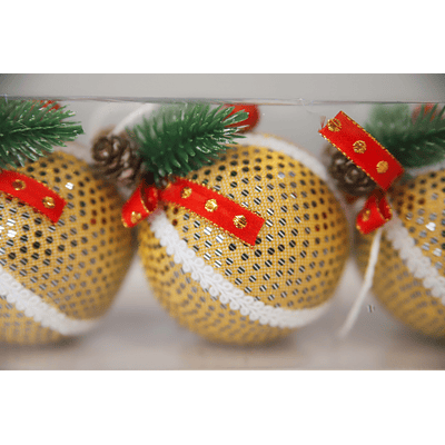 ADORNO NAVIDEÑO.ESFERA 3PCS. M&H YOT1221253