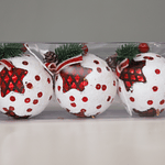 ADORNO NAVIDEÑO.ESFERA 3PCS. M&H YOT1221259