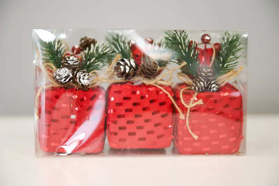 Adorno Navideño.Cuadr 3Pcs. M&H Yot1221233 1