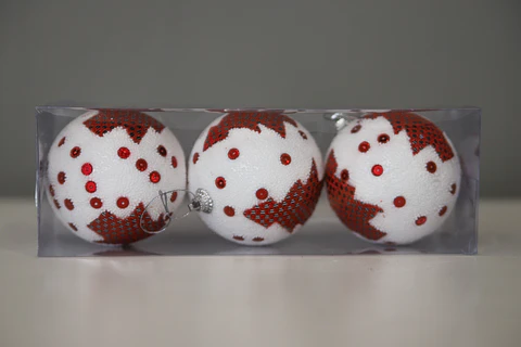 ADORNO NAVIDEÑO.ESFERA 3PCS. M&H YOT1221289