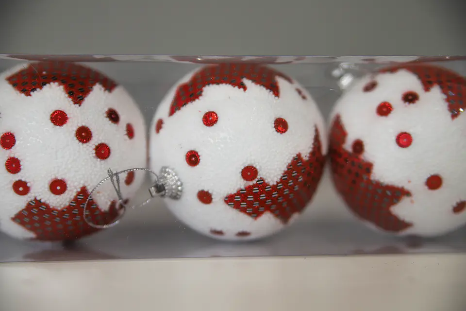 ADORNO NAVIDEÑO.ESFERA 3PCS. M&H YOT1221289 2