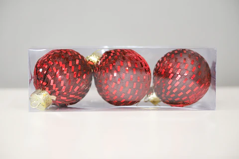 ADORNO NAVIDEÑO.ESFERA 3PCS. M&H YOT1221281