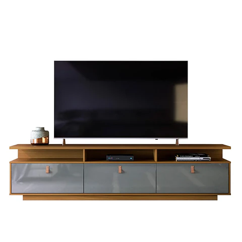 RACK TV 75" MARROCO GRIS TAUARI/ CINZA