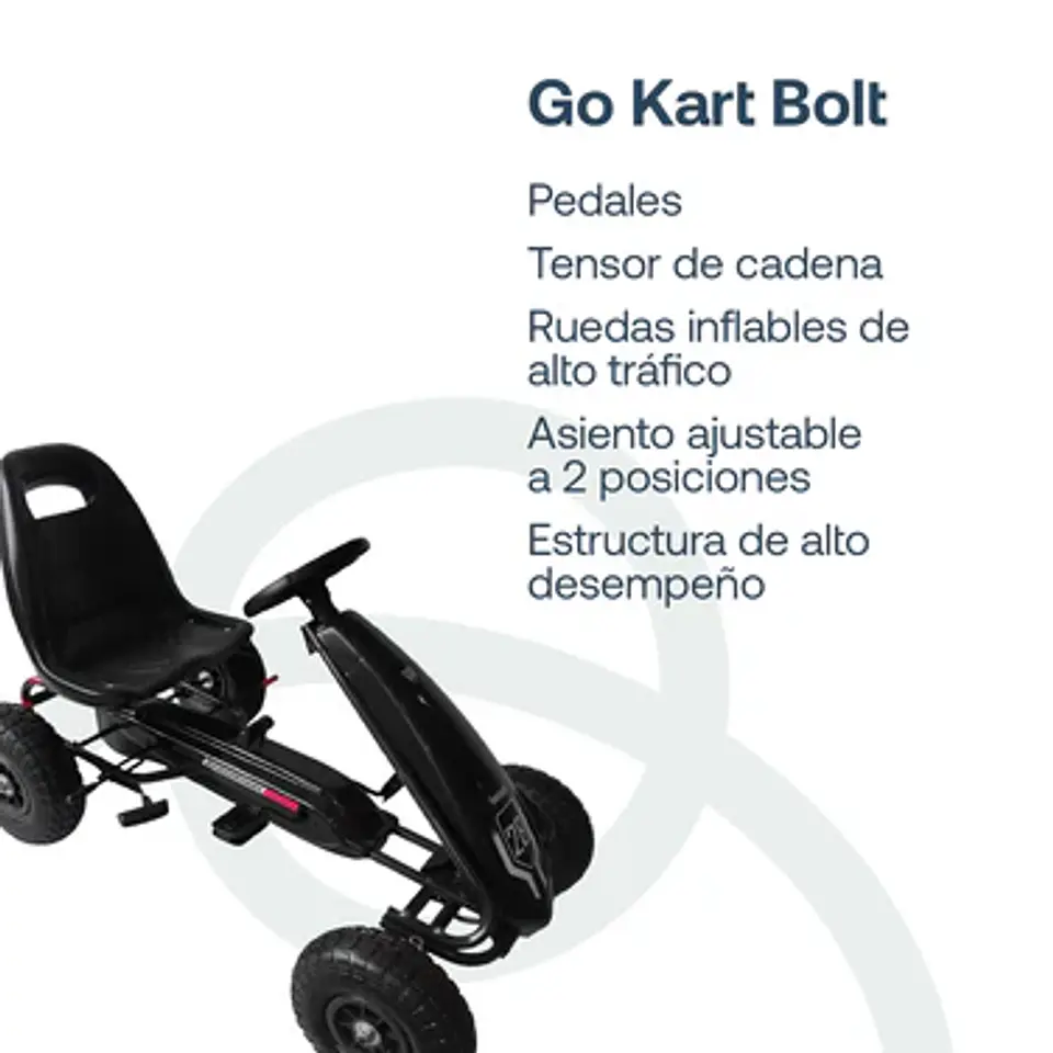GO KART PEDAL NEGRO BEBESIT 5