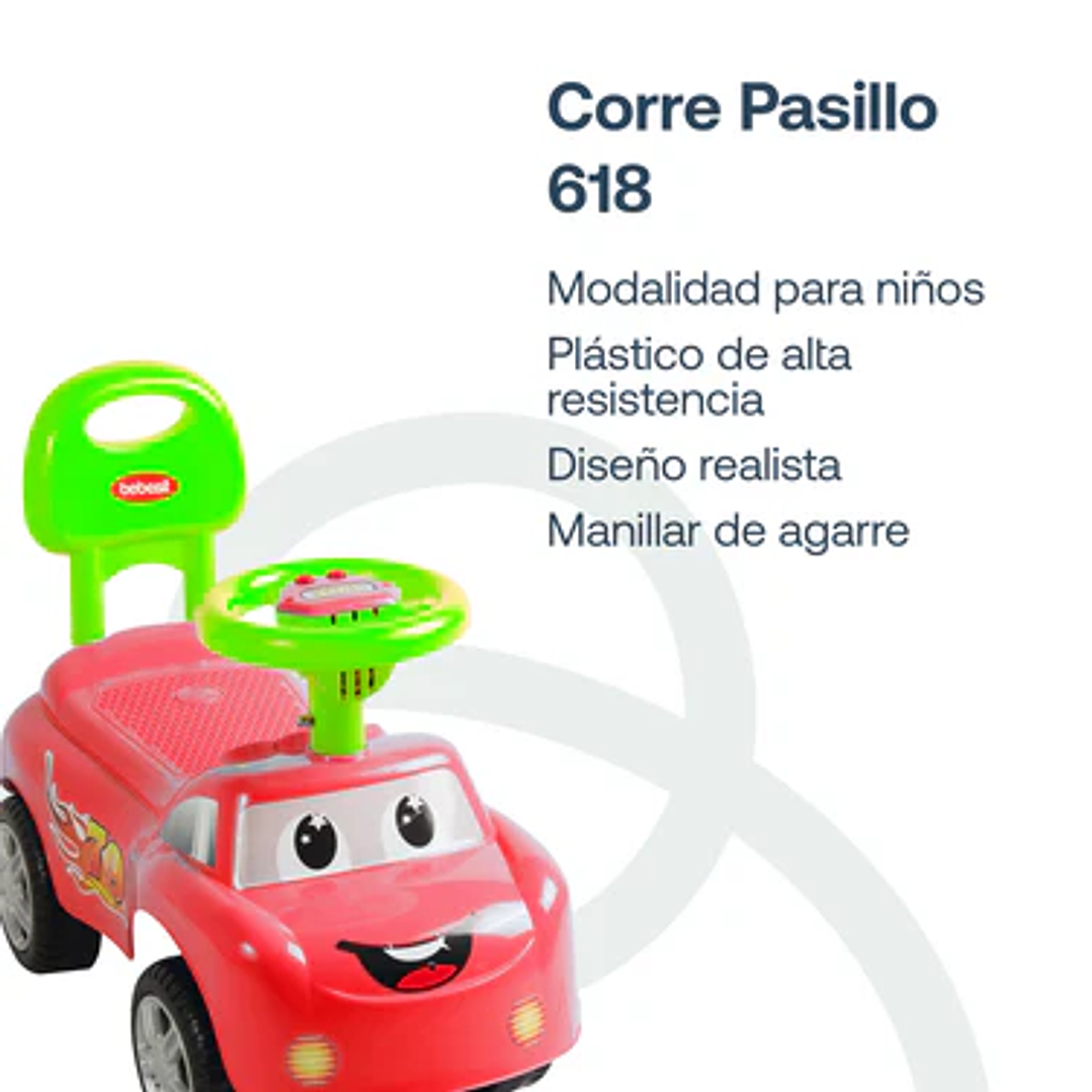 CORRE PASILLOS BEBESIT ROJO 4