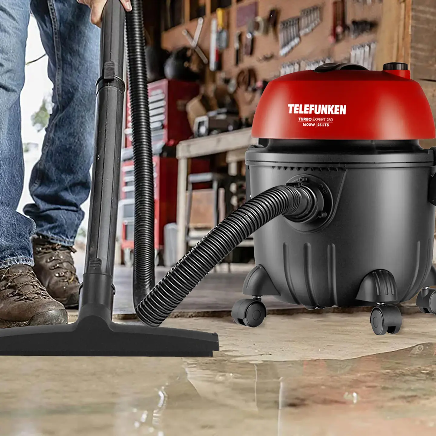 Aspiradora Polvo Agua Turbo Expert 250 T Telefunken 8000758 5
