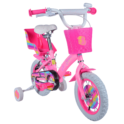 BICICLETA DE NIÑA 12 BARBIE ROSADO BIANCHI BLH00002