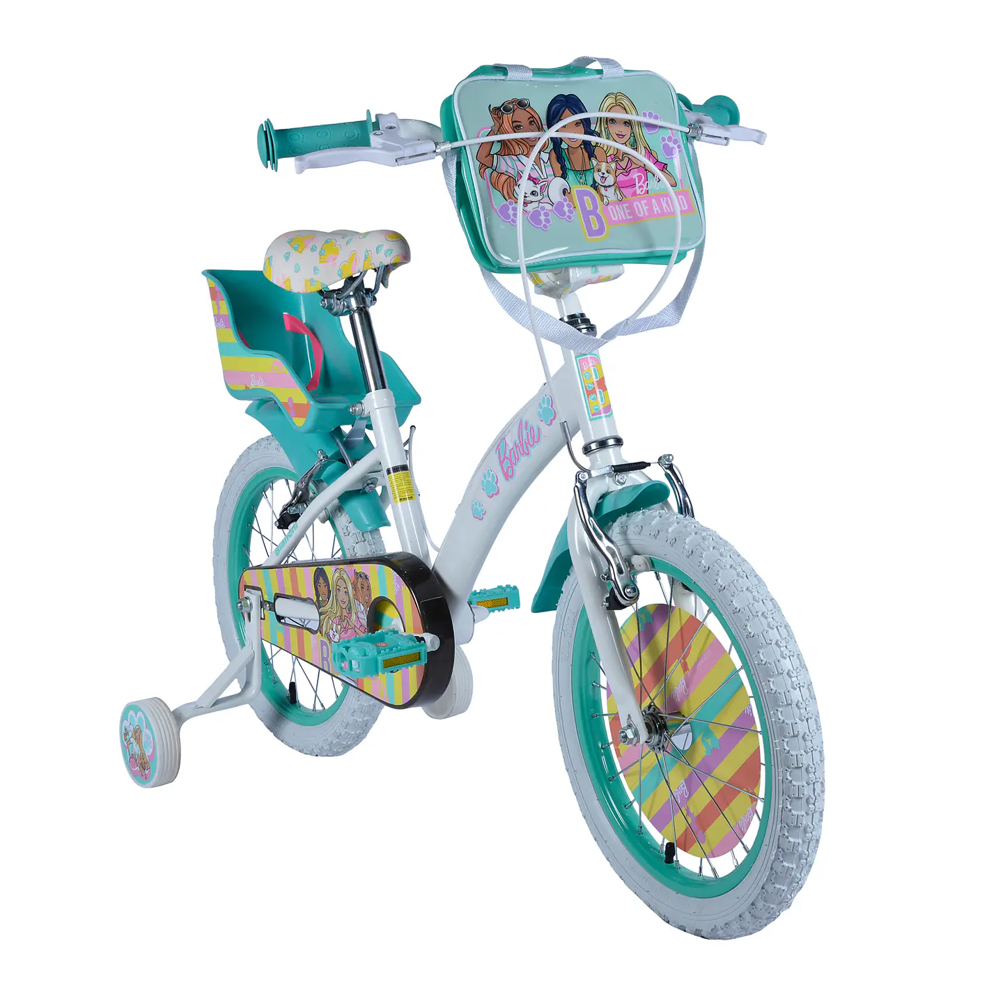 BICICLETA DE NIÑA 16 BARBIE BLANCO BIANCHI BLH00004 2