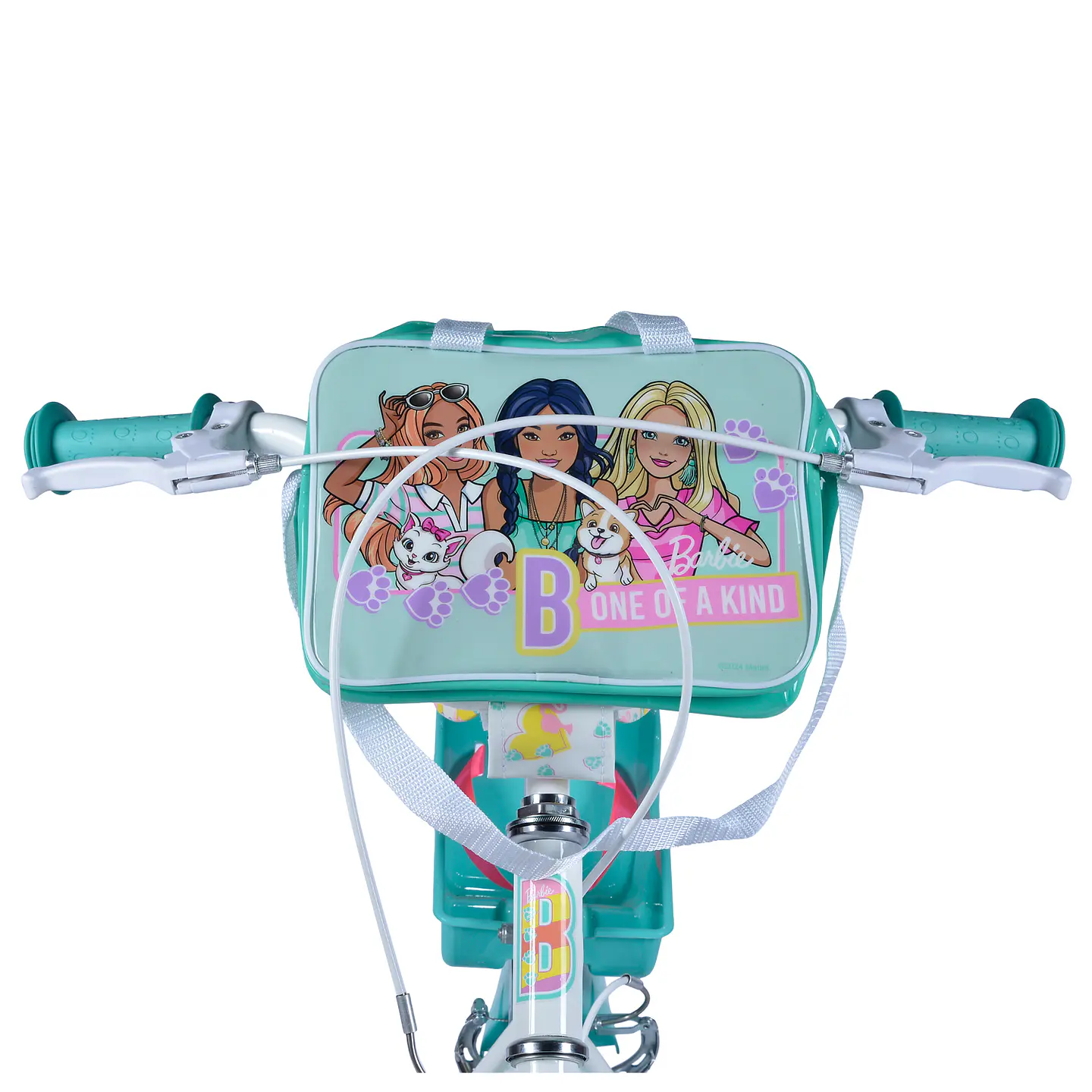 BICICLETA DE NIÑA 16 BARBIE BLANCO BIANCHI BLH00004 5