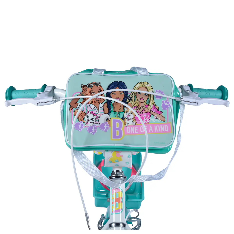 BICICLETA DE NIÑA 16 BARBIE BLANCO BIANCHI BLH00004 5