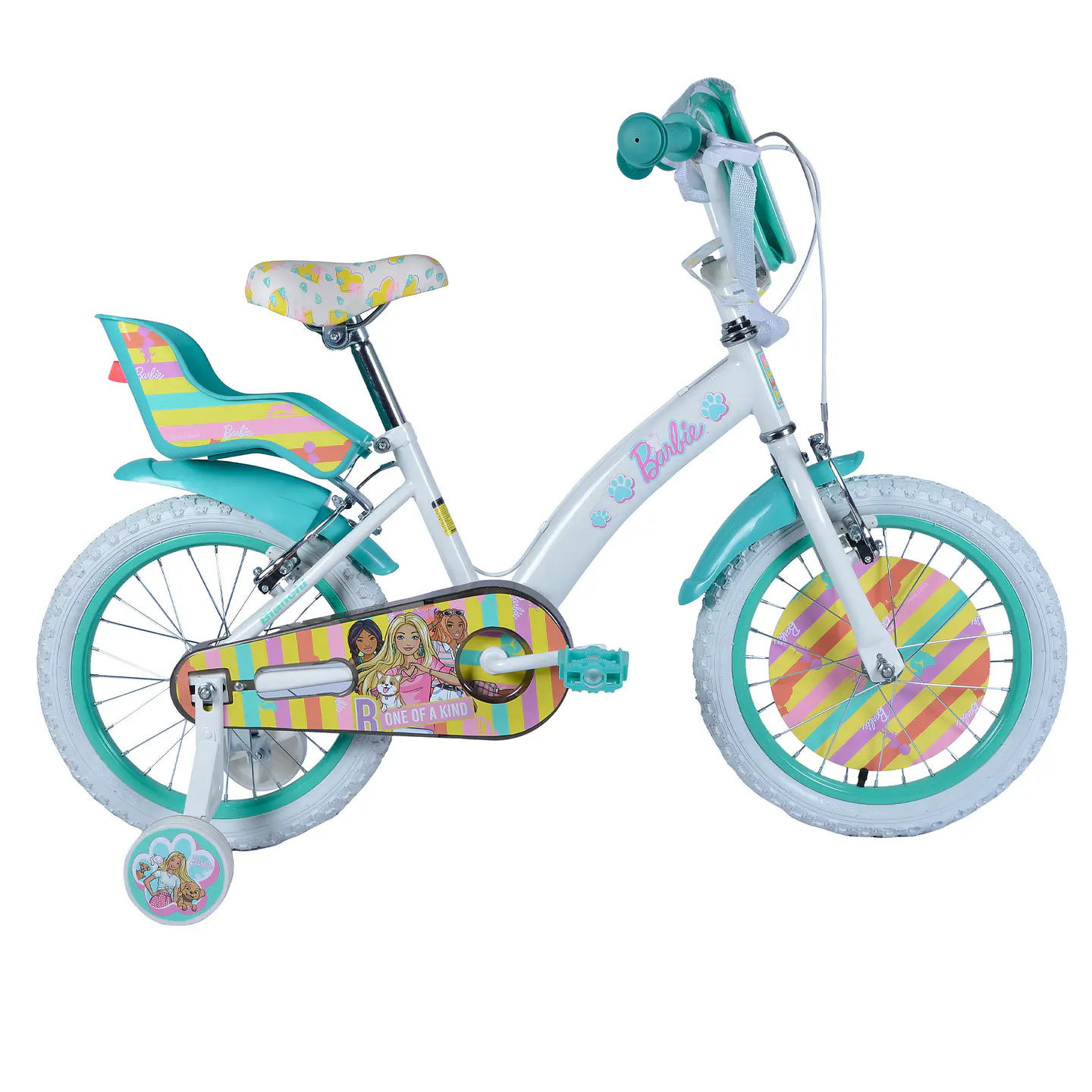 BICICLETA DE NIÑA 16 BARBIE BLANCO BIANCHI BLH00004 1