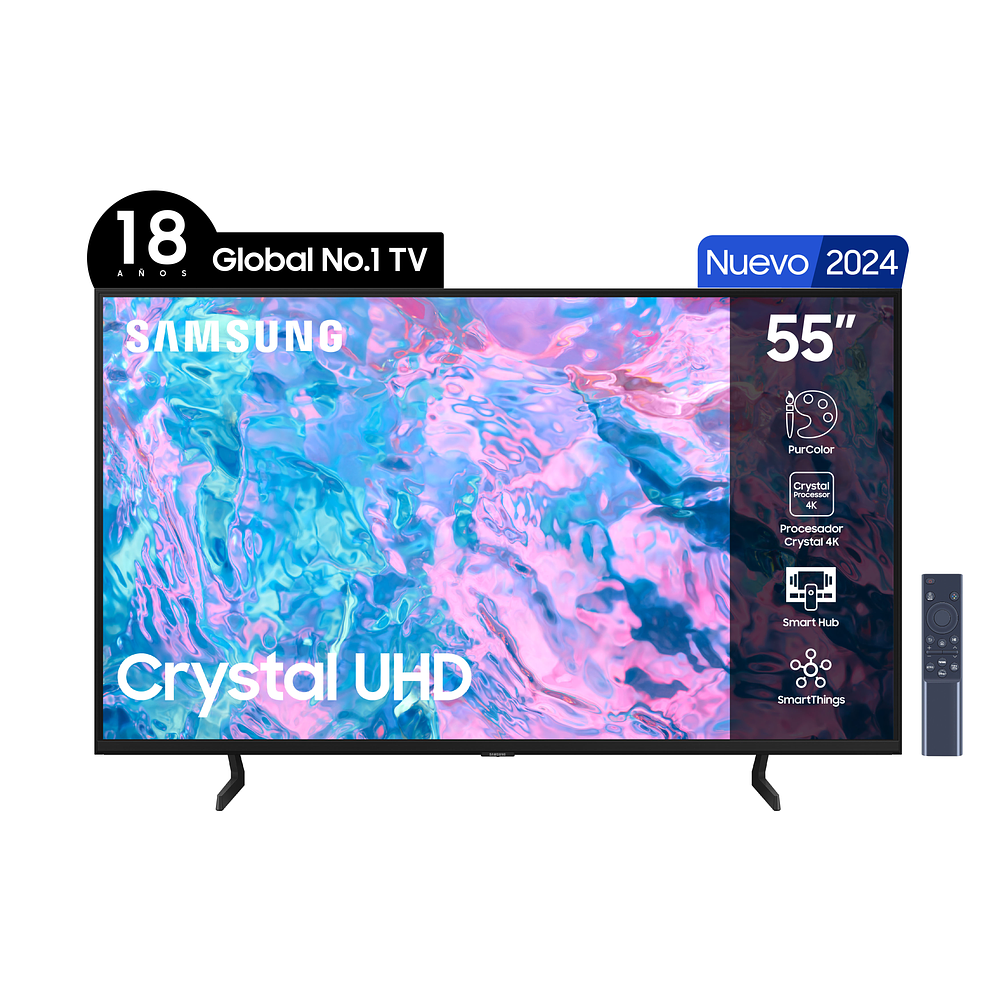 LED 55" UHD / 4K SMART SAMSUNG UN55CU7090GXZS