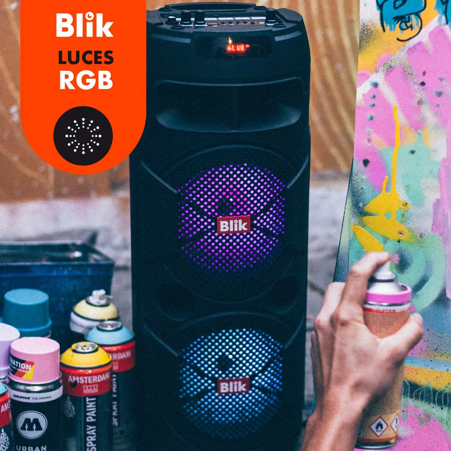 PARLANTE KARAOKE BLIK SCREAMER3 5