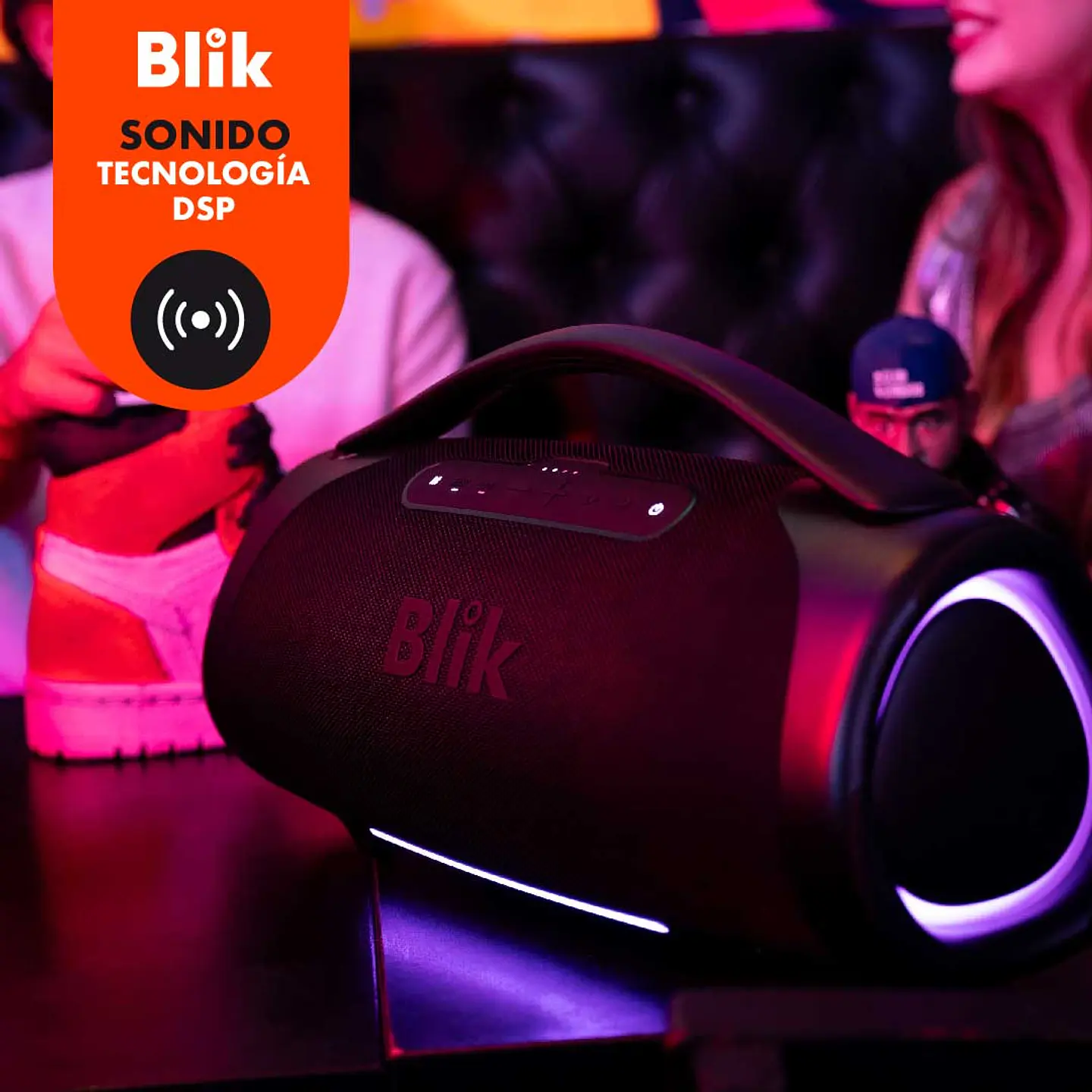 PARLANTE BT PORT 160W BLIK BASS400 8