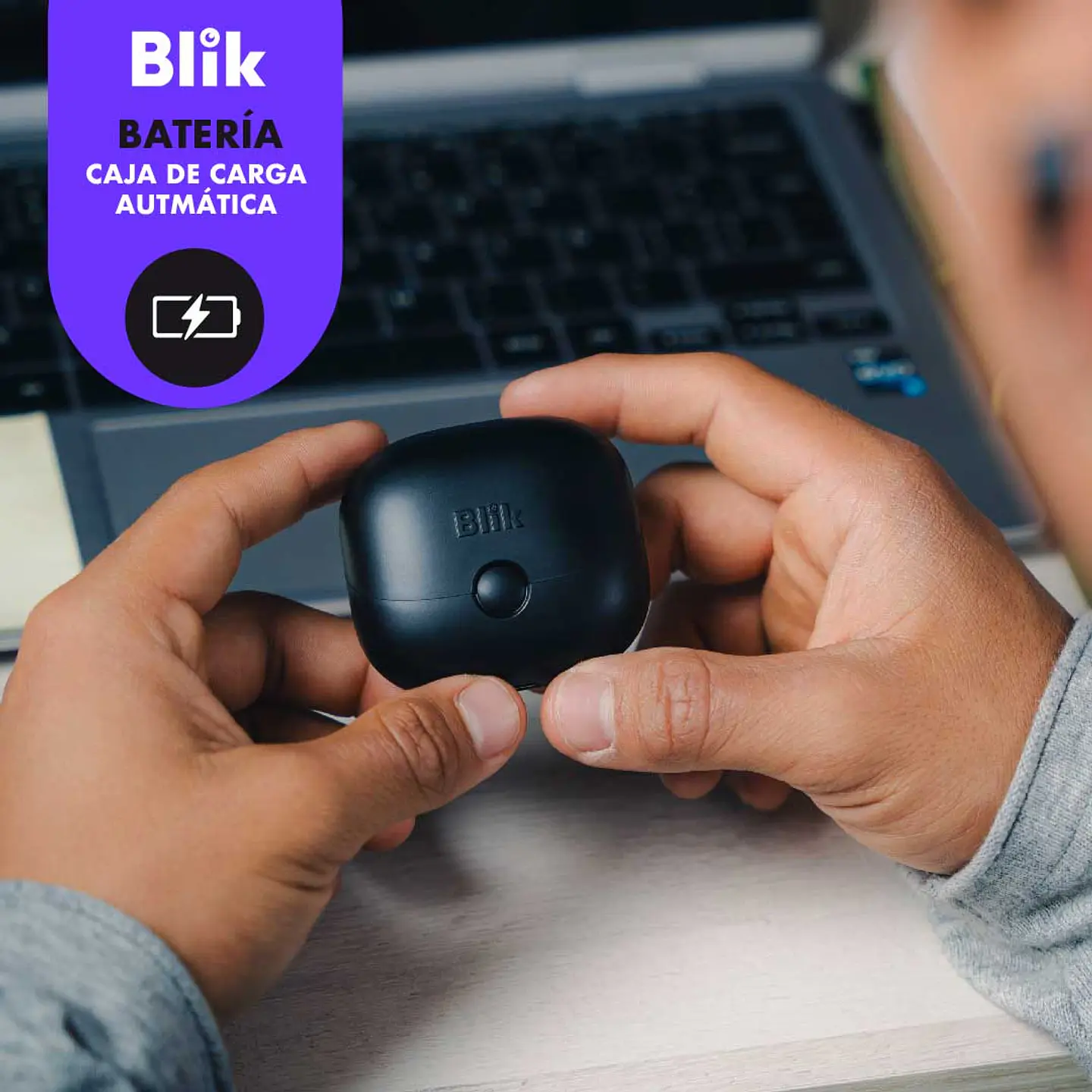Audifono Bt In Black Anc Blik Air900-Blk 5