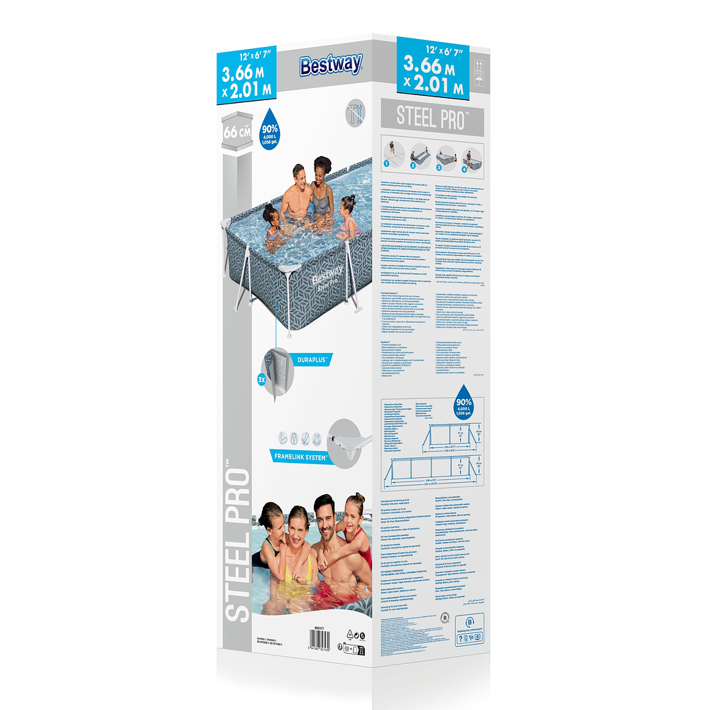 PISCINA RECTANGULAR 3.66M X 2.01M X 66CM BESTWAY 561FT