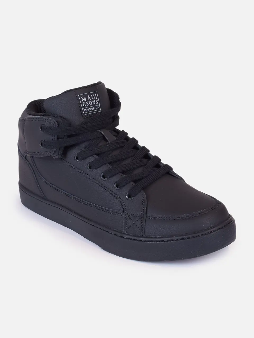 ZAPATILLA CON CAÑA COLEGIO MAUI AND SONS 5CE155-MC20 NEGRO 2