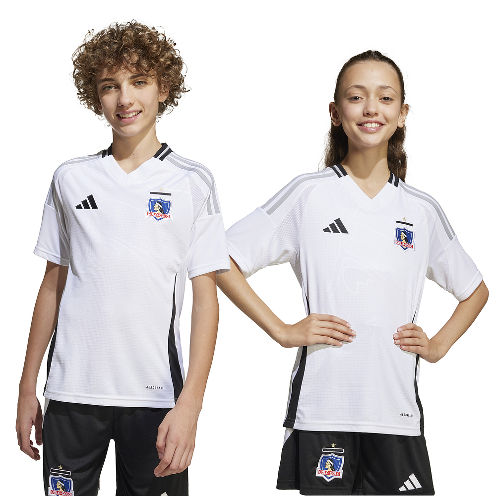 CAMISETA LOCAL DE COLO COLO ADIDAS IV8327 BLANCO-NEGRO 