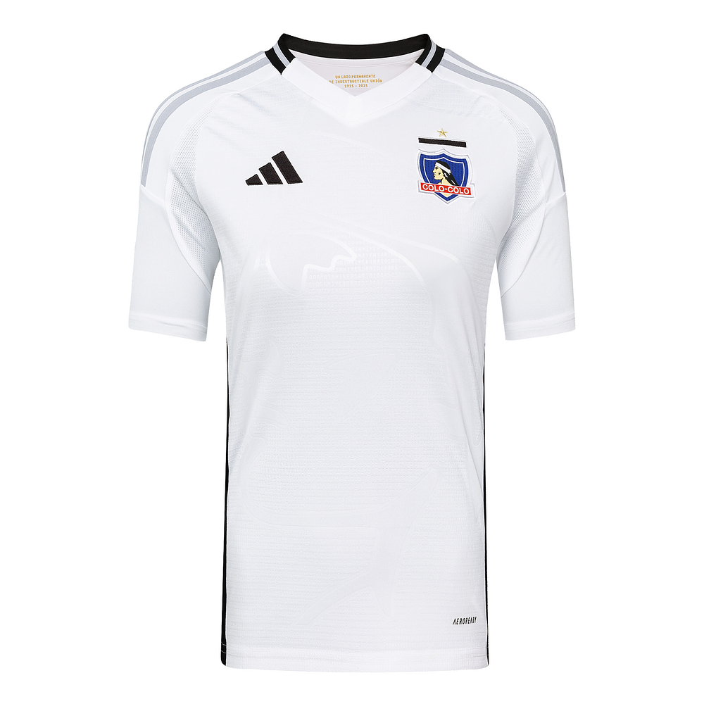 CAMISETA LOCAL DE COLO COLO ADIDAS IV8327 BLANCO-NEGRO 