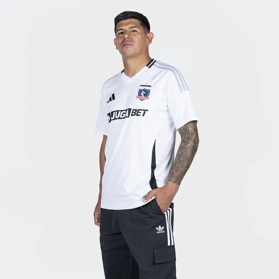 CAMISETA HOMBRE LOCAL COLO COLO  ADIDAS JK5071 NEGRO-BLANCO  6