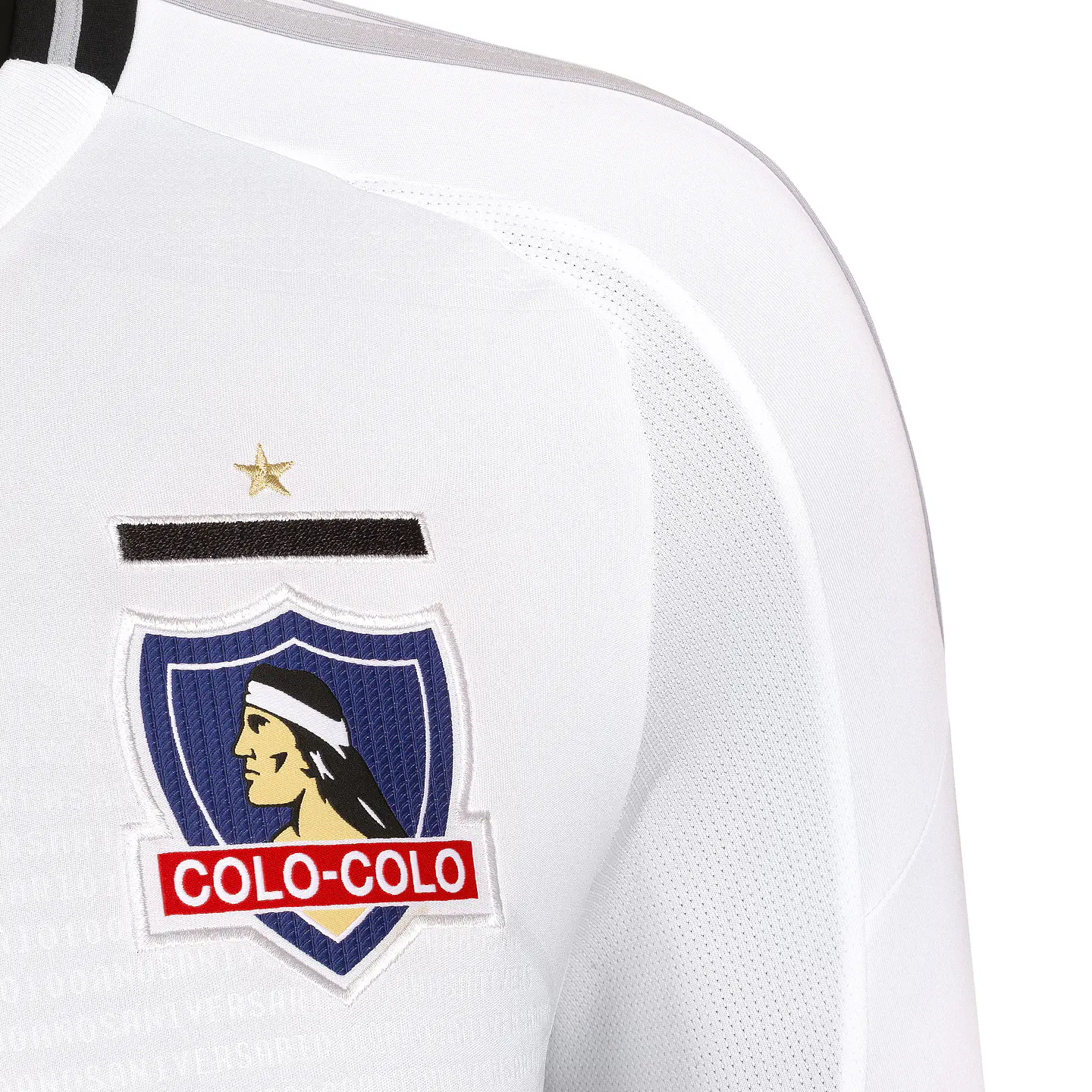 CAMISETA HOMBRE LOCAL COLO COLO  ADIDAS JK5071 NEGRO-BLANCO  3