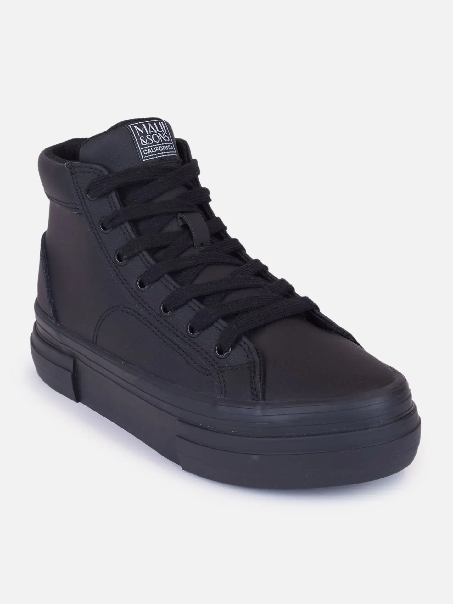 Zapatilla Con Caña Colegio Maui And Sons 5Ce117-Wc25 Negro 2