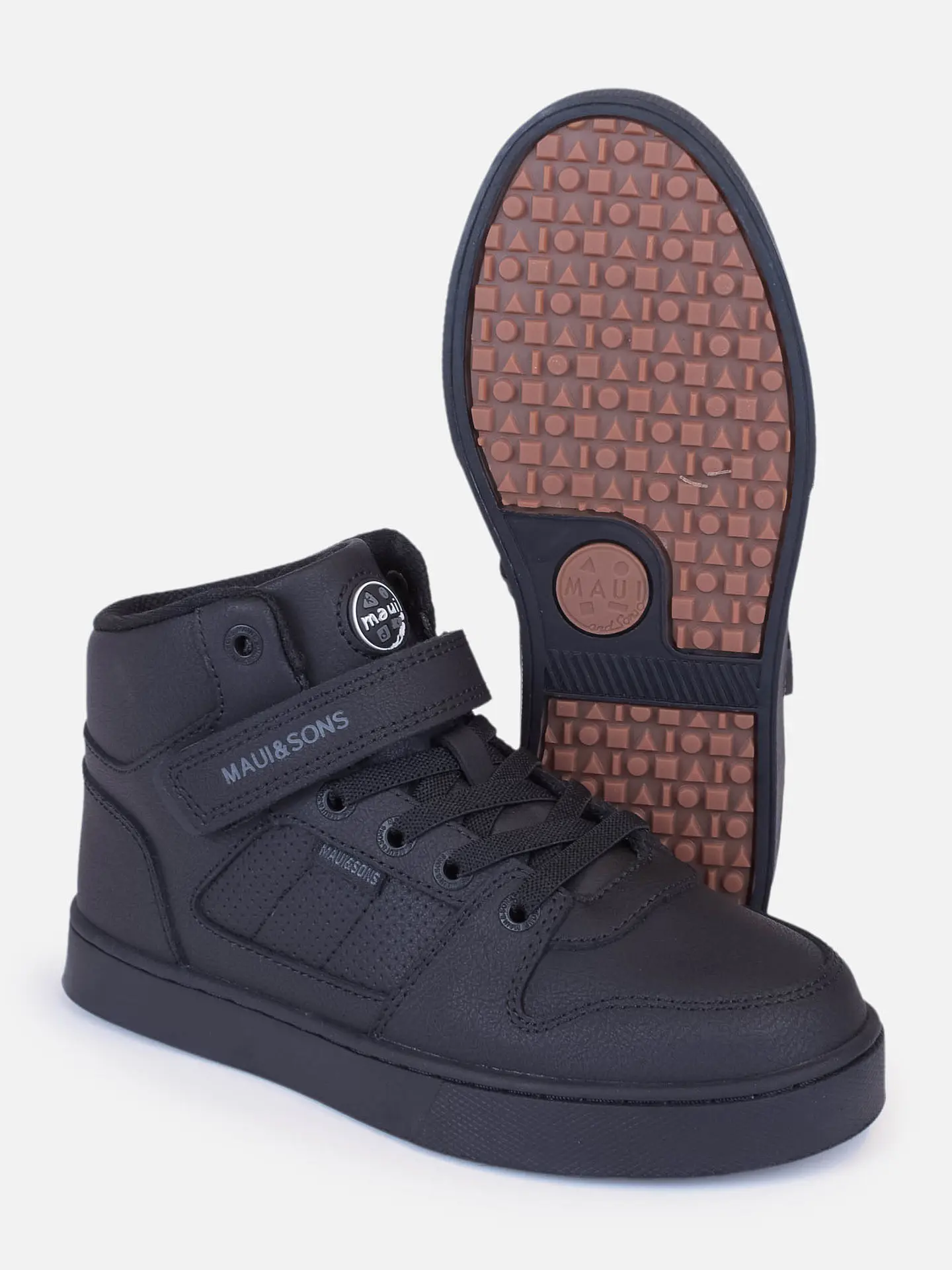 Zapatilla Con Caña Maui And Sons Niño 5Ce173-Kc20 Negro 1