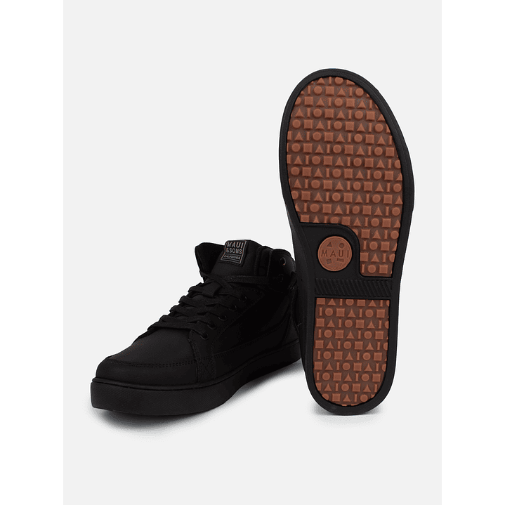 ZAPATILLA CON CAÑA COLEGIO MAUI AND SONS 5CE119-MC24 NEGRO 1